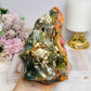 High Grade Ocean Jasper Carved Flame 13cm 1.1KG