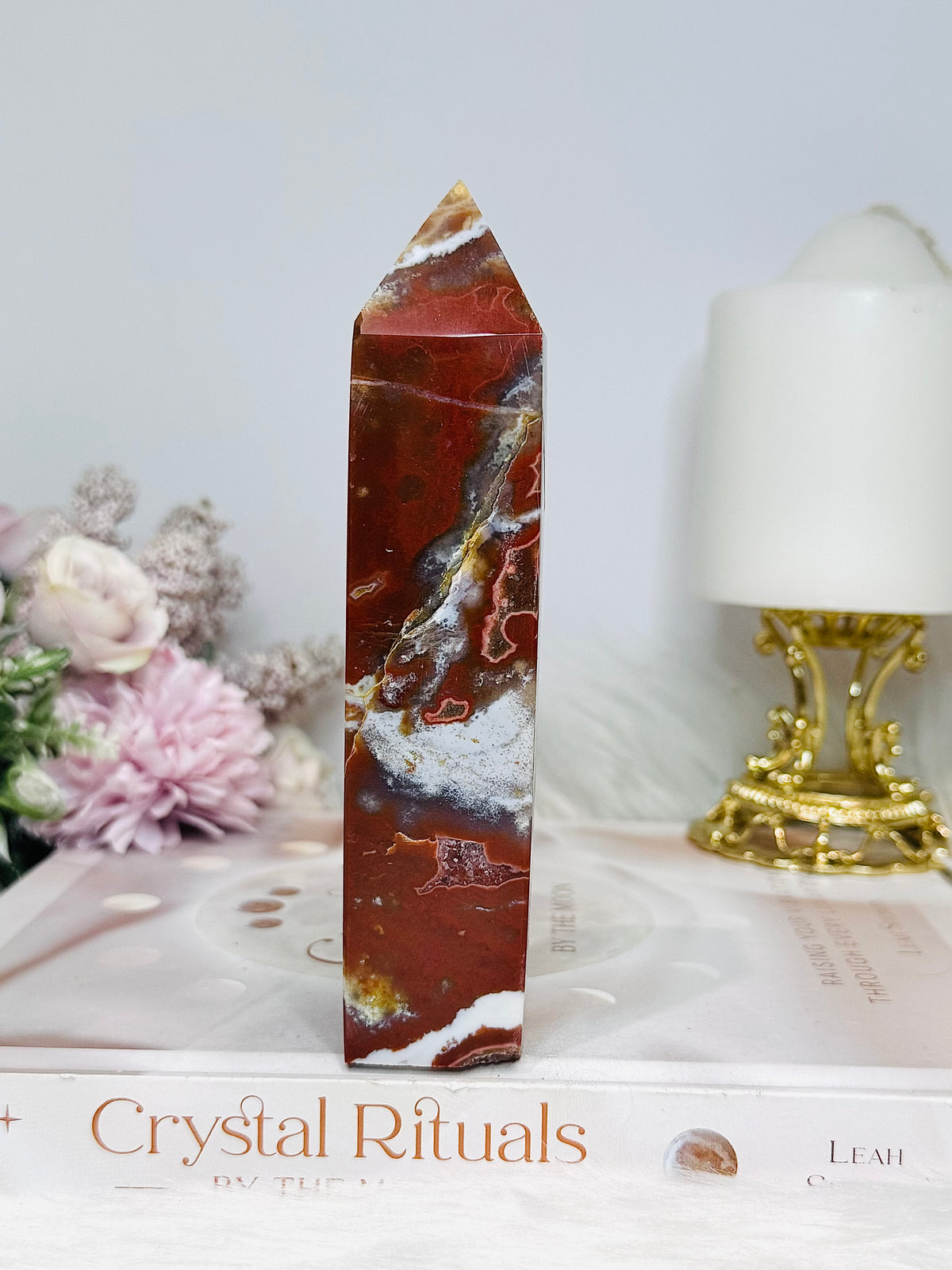Large Jasper Tower 14cm