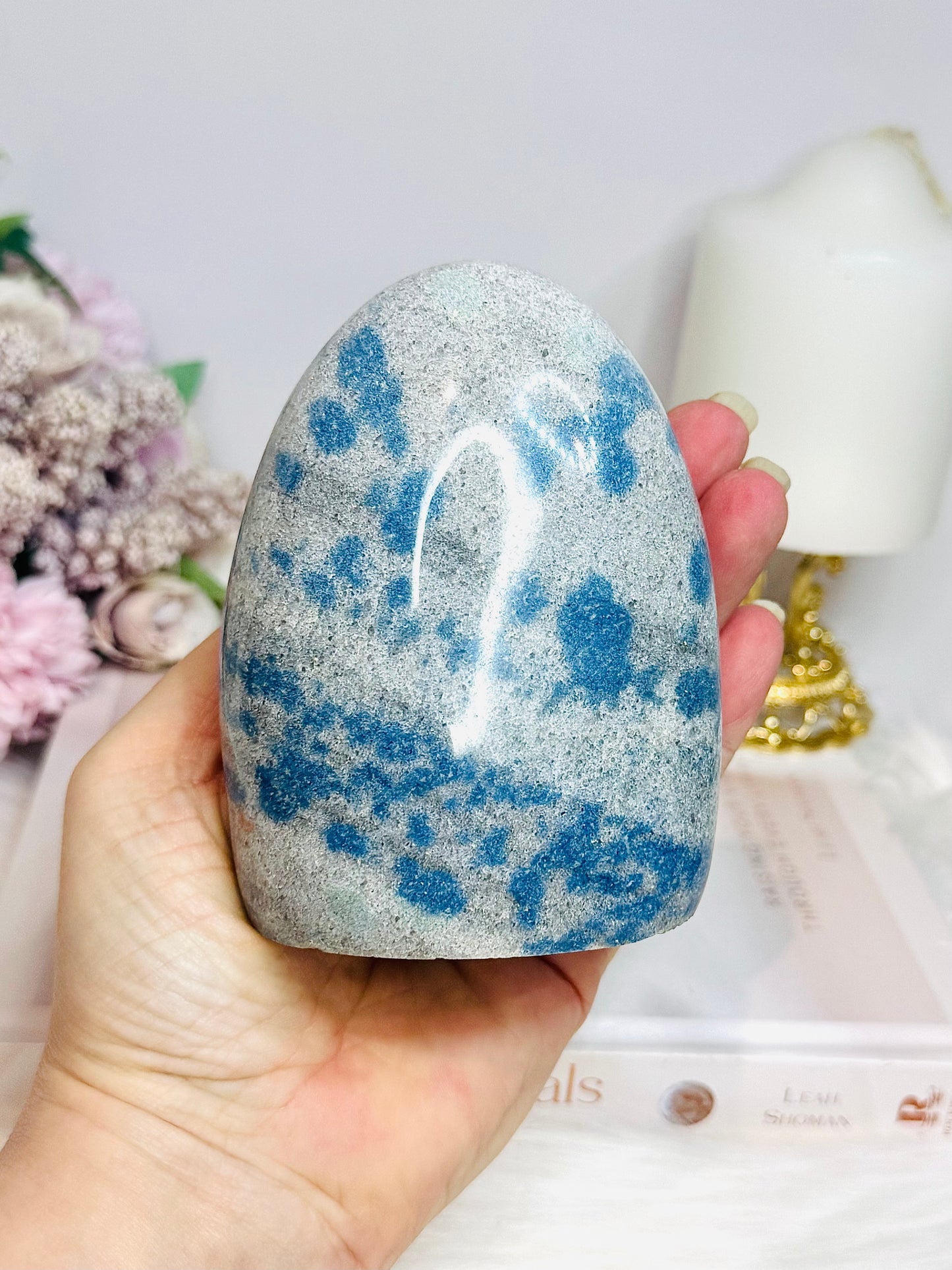 Large Natural K2 Azurite Freeform 10.5cm 750g