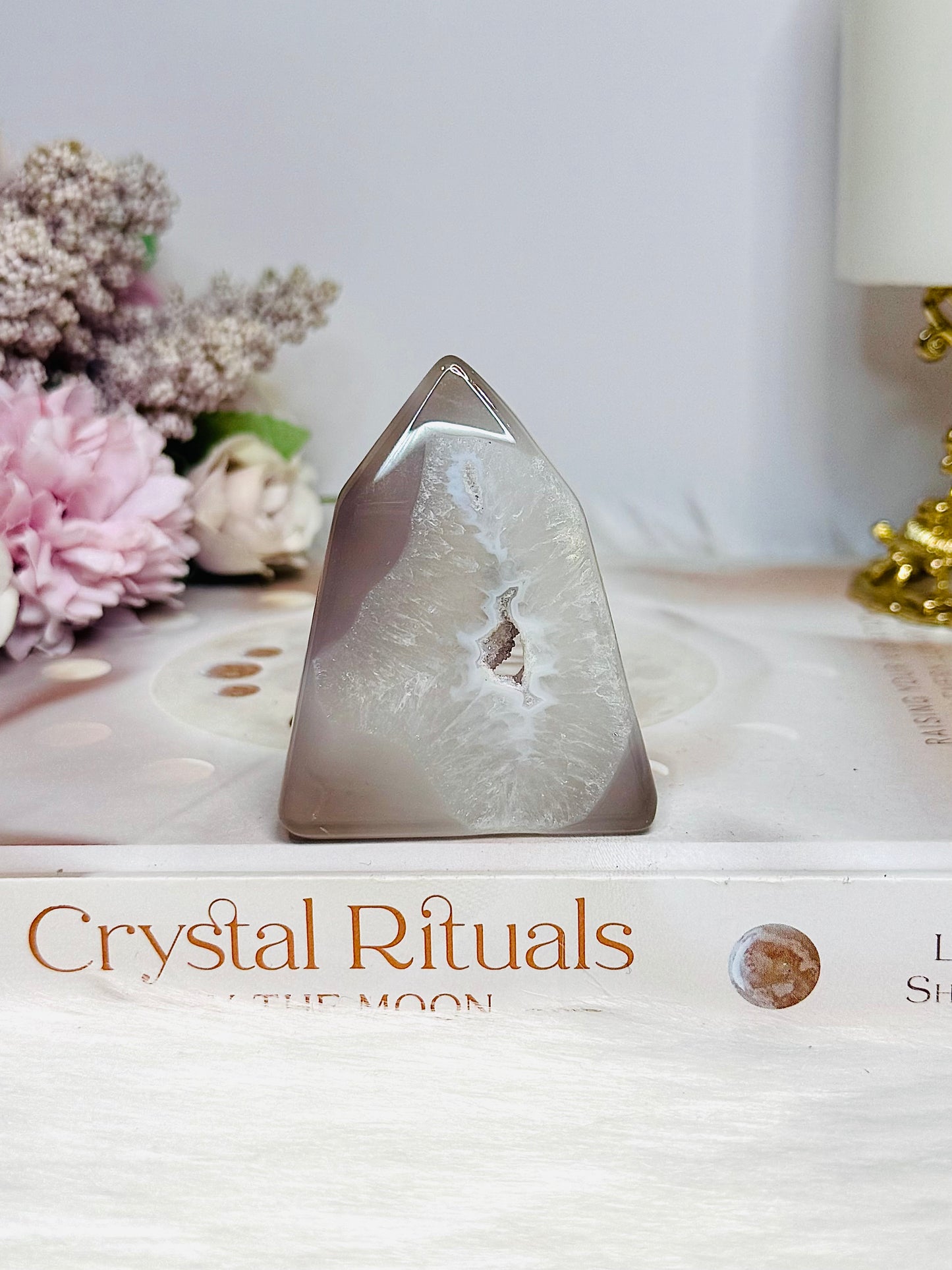 Druzy Agate Tower 6cm