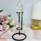 Clear Quartz Wand | Tower on Stand 15cm