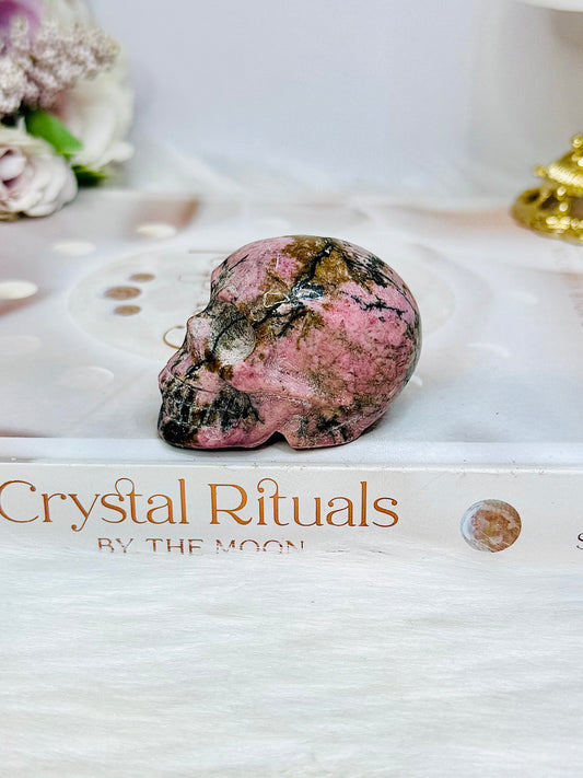 Pink Rhodonite Skull 5.5cm