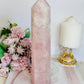 Large Rose Quartz Chunky Tower 23cm