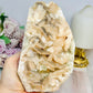 Large Natural Apophyllite X Calcite Freeform 855g 14cm