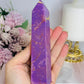 High Grade Rare Natural Phosphosiderite Carved Tower From USA 15cm