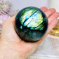Large Labradorite Sphere on Stand 520g
