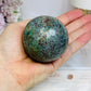 Large African Turquoise Sphere on Stand 294g