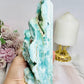 Large Blue Hemimorphite Druzy Tower 19cm