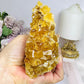 Cubed Yellow Calcite Specimen 12.5cm 351g