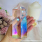 Chunky Angel Aura Glass Tower 15cm