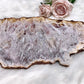 Classy & Fabulous ~ The Most Stunning Huge 46cm 4.5KG Druzy Pink Amethyst Slab | Platter Full of Crystallisation & Rutile Formation Absolutely Stunning (Timber stand is removable)