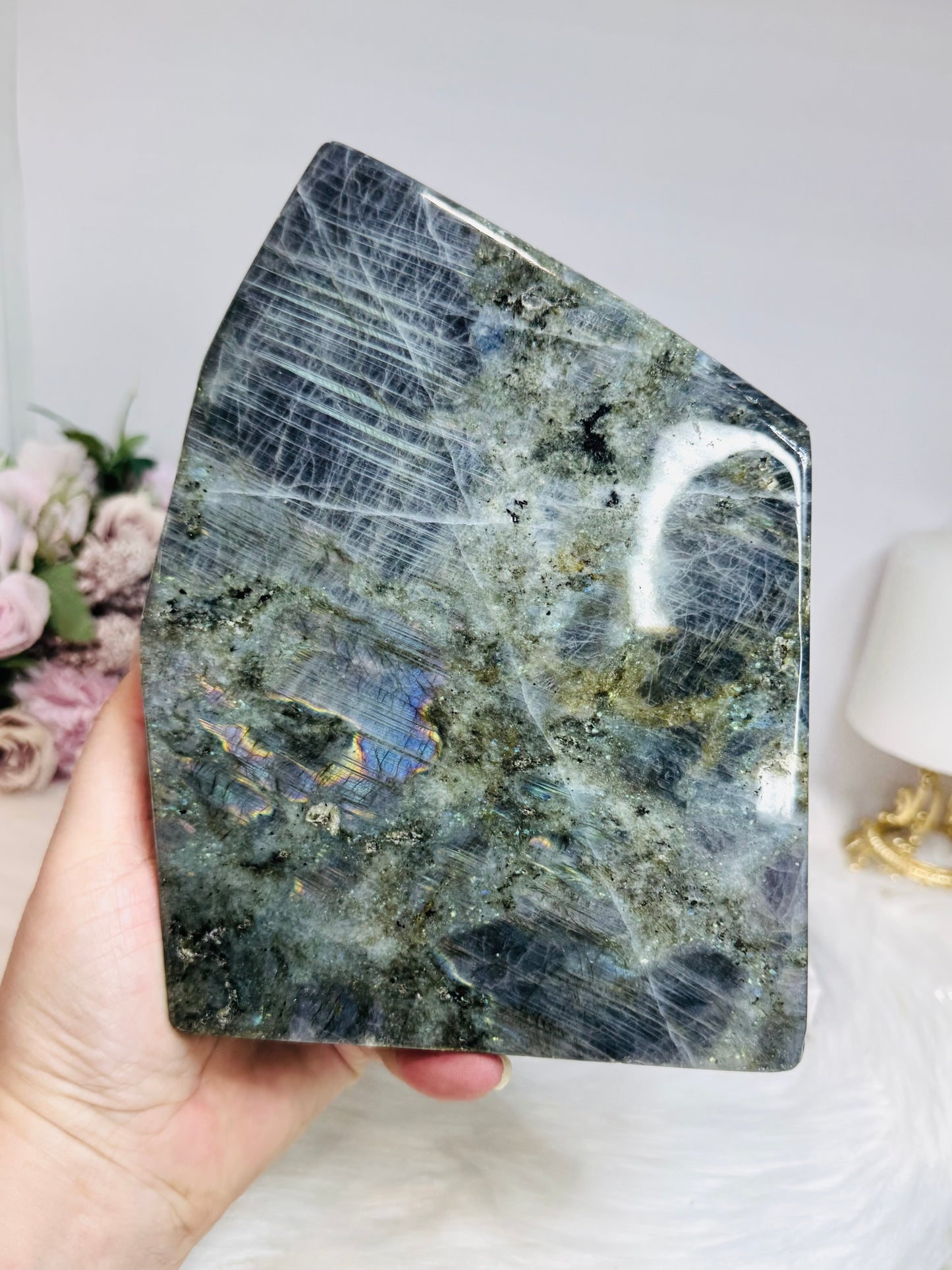 Large Labradorite Freeform Full of Flash 18cm 1.6KG