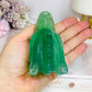 Green Fluorite Carved Dragon 10cm