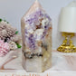 High Grade Chunky Pink Amethyst Druzy Tower 14.5cm 742g