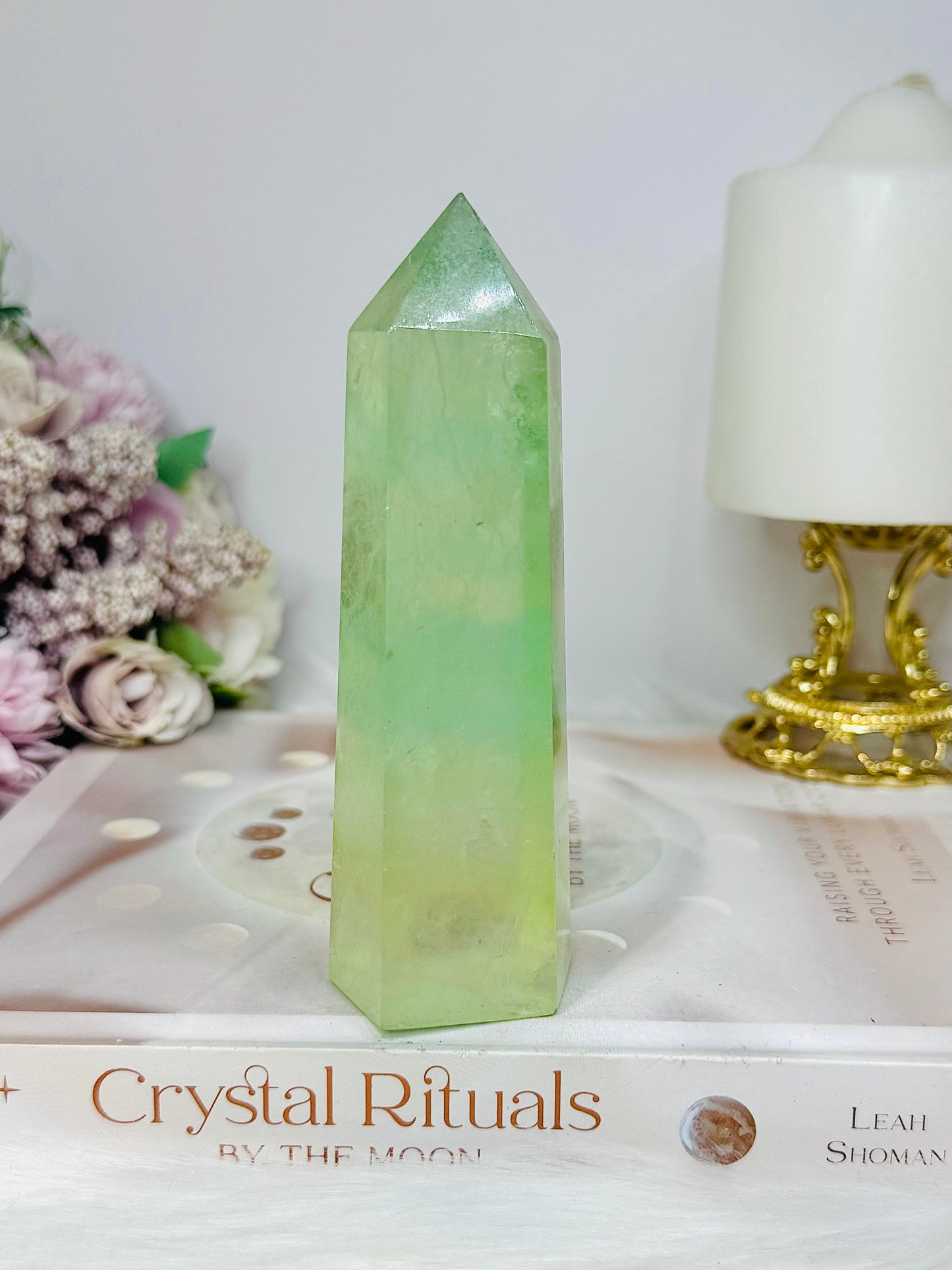 Green Fluorite Tower 12.5cm