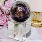 Peace & Tranquility ~ Gorgeous Amethyst Sphere 299grams From Brazil On Stand (Glass stand in pic is display only)