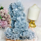 Large Natural Raw Sparkling Crystal Cluster on Stand 17cm 751g