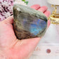 Beautiful Labradorite Polished Freeform 317grams with Blue & Purple Flash