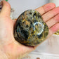 Black Moonstone Puffy Heart with Flash 249g