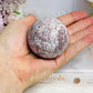 Pink Tourmaline Sphere on Stand 215g