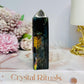 High Grade Labradorite Tower Full of Flash 9.5cm