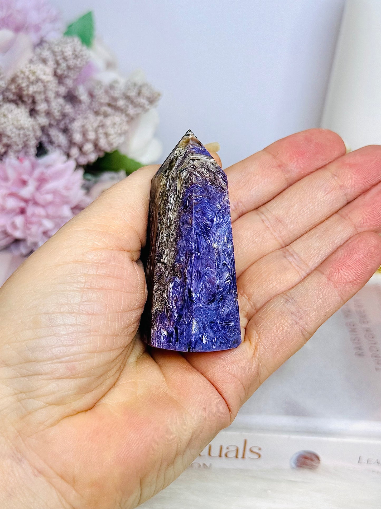 AAA Grade Charoite Tower 7cm