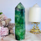 High Grade Incredible Stunning Rainbow Fluorite Tower Full of Clarity & Rainbows 15cm