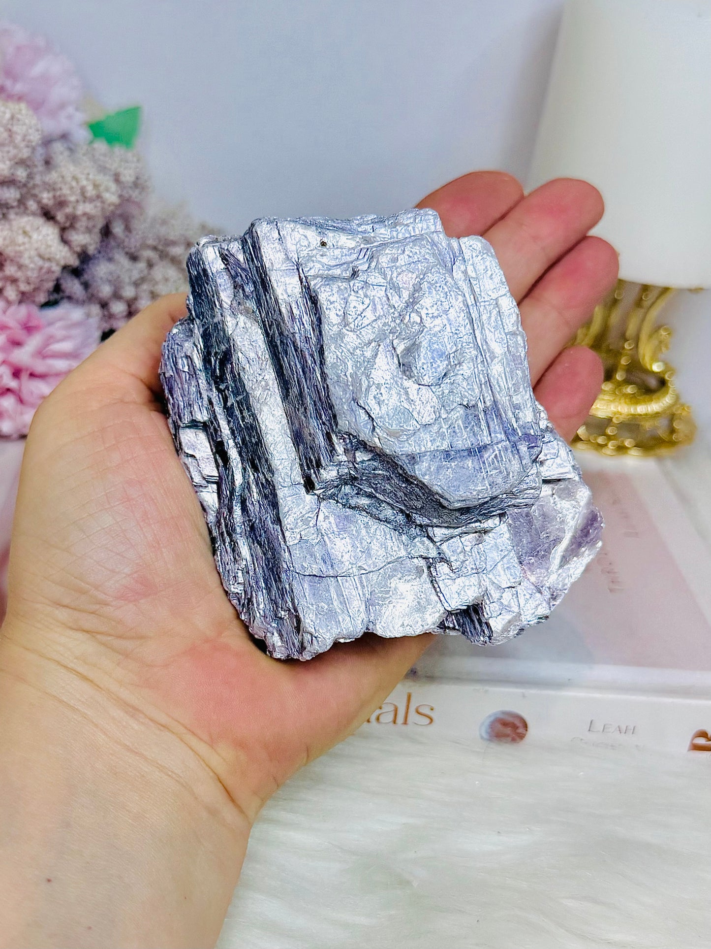 Large Purple Mica Natural Chunky Specimen 453g