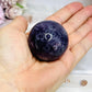 High Grade Fluorite Sphere with Rainbows 145g