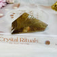 Golden Rutile Smokey Quartz Freeform 8cm