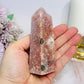 Pink Amethyst Druzy Tower | Obelisk 10.5cm