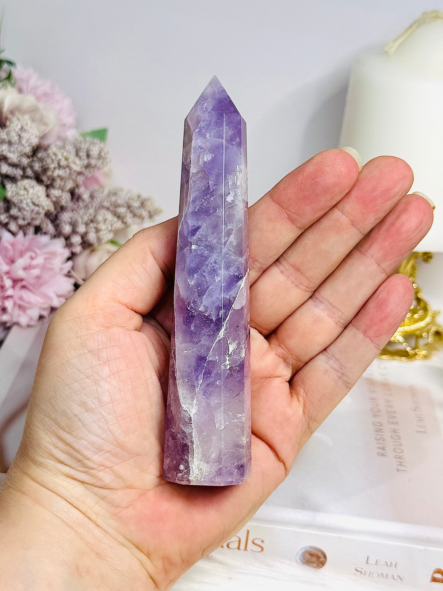 Amethyst Tower 12.5cm