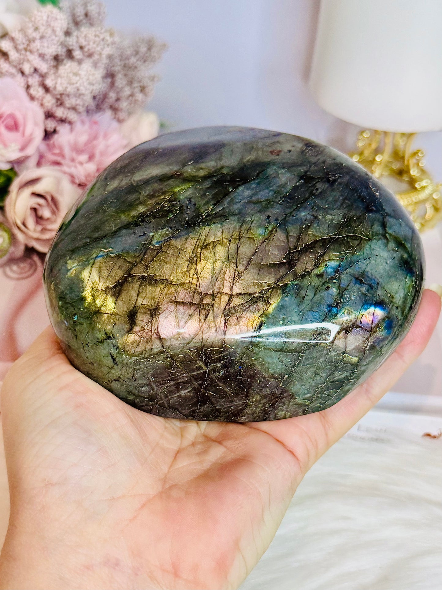 Large Labradorite Freeform Full of Flash 1.26kg