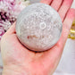 Graceful & Elegant ~ Spectacular 372Gram Druzy Pink Amethyst Sphere on Silver Stand From Brazil