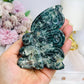 Moss Agate Carved Druzy Fairy 10cm