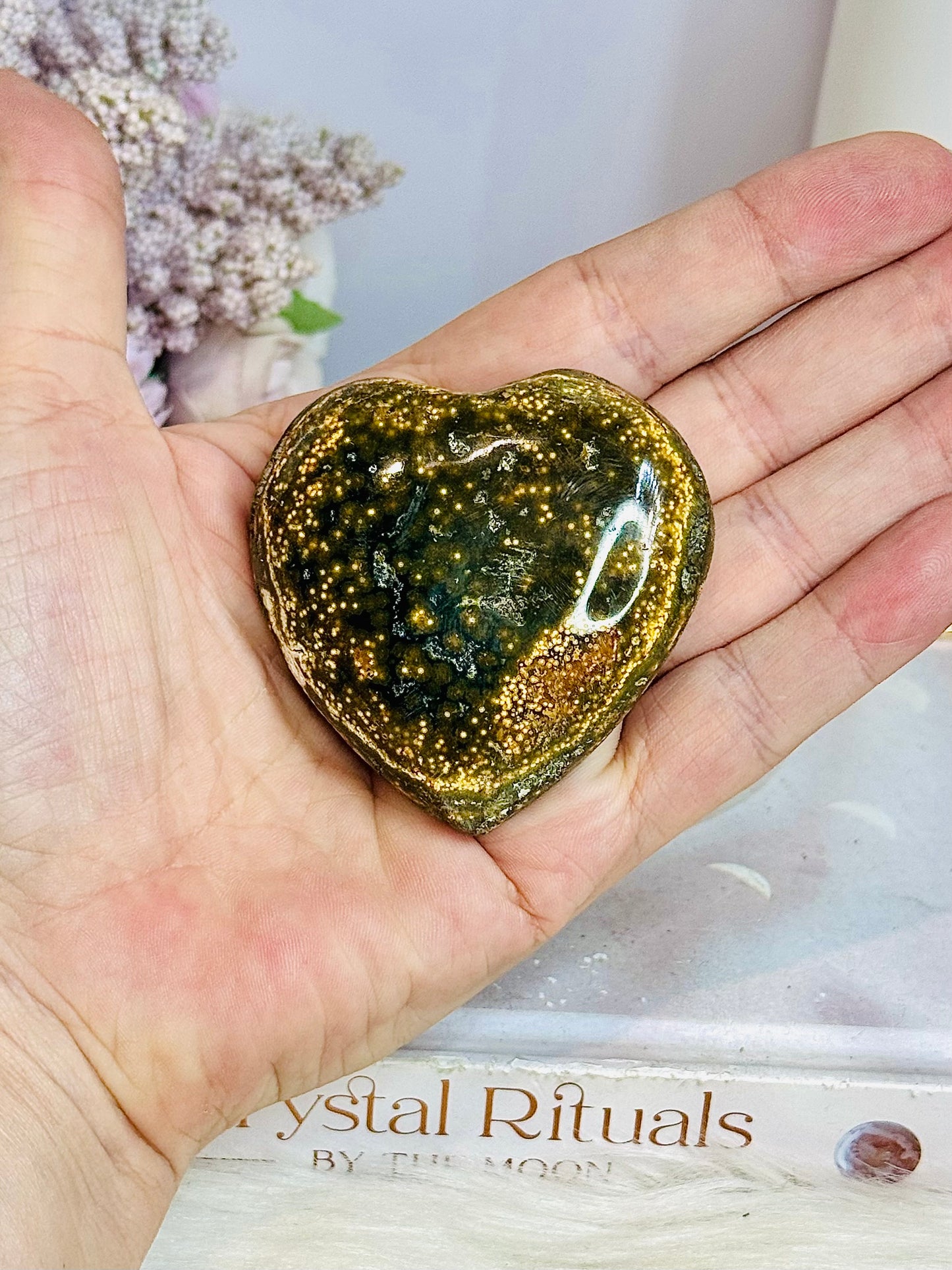 Orbicular Jasper Heart 5.5cm