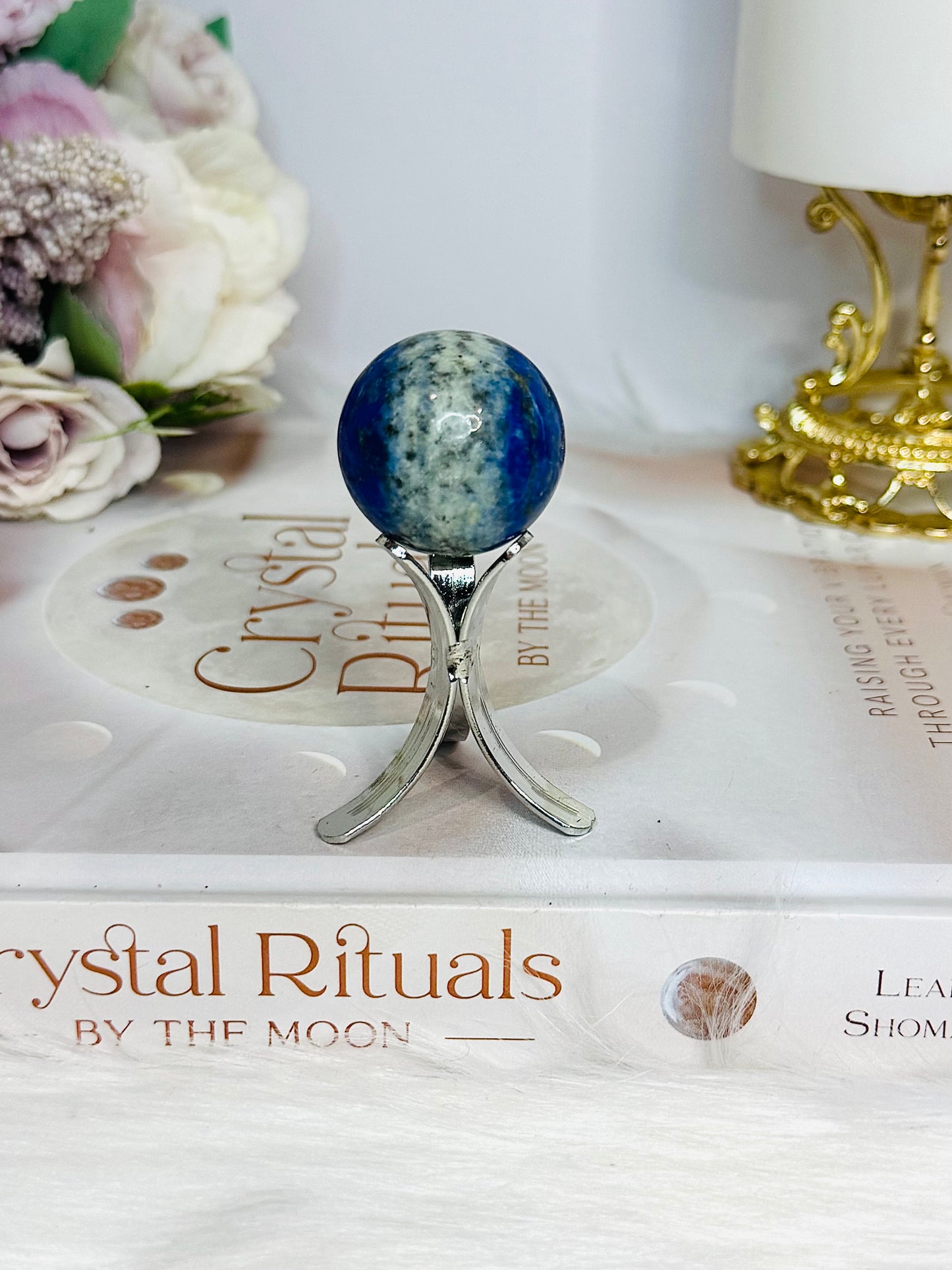 Lapis Lazuli Small Sphere on Stand 6.5cm