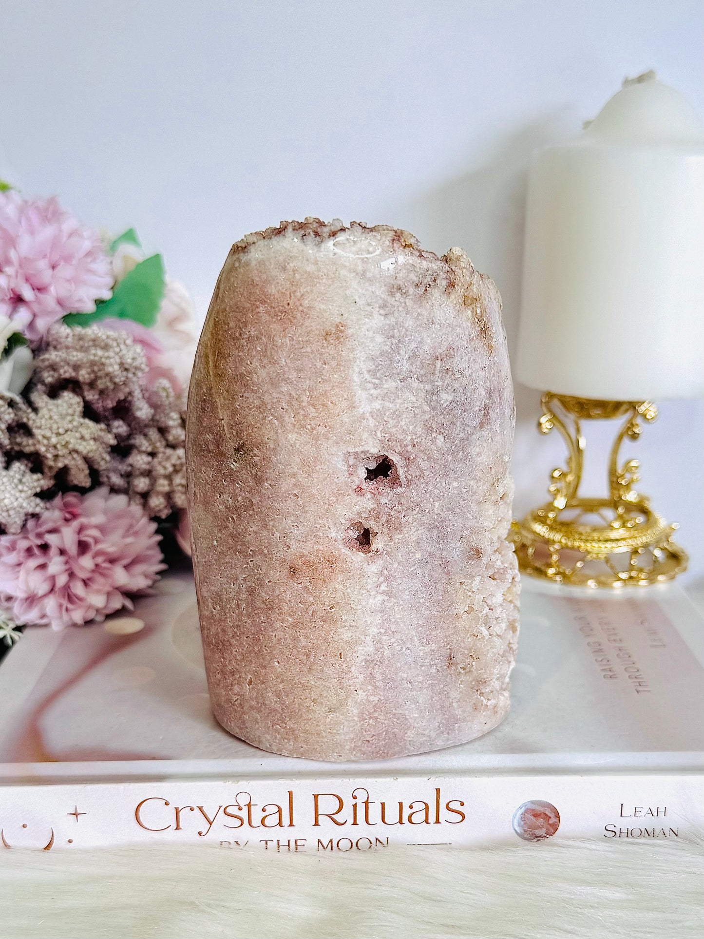 Large Pink Amethyst Druzy Freeform 13cm 893grams