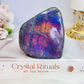 Wow!!! Gorgeous Labradorite Polished Freeform Full of Hot Pink & Purple Flash 372grams