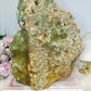 Huge Natural Pink Amethyst Chunky Druzy Slab with Crystallisation from Brazil 23cm 2.82KG