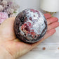 Mexican Lace Agate Sphere on Stand 476g