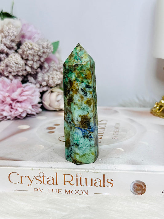 Natural Turquoise Tower 9cm