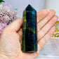Rare Blue Tigers Eye Tower 10cm