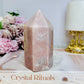Chunky Pink Amethyst Tower 11cm 512g