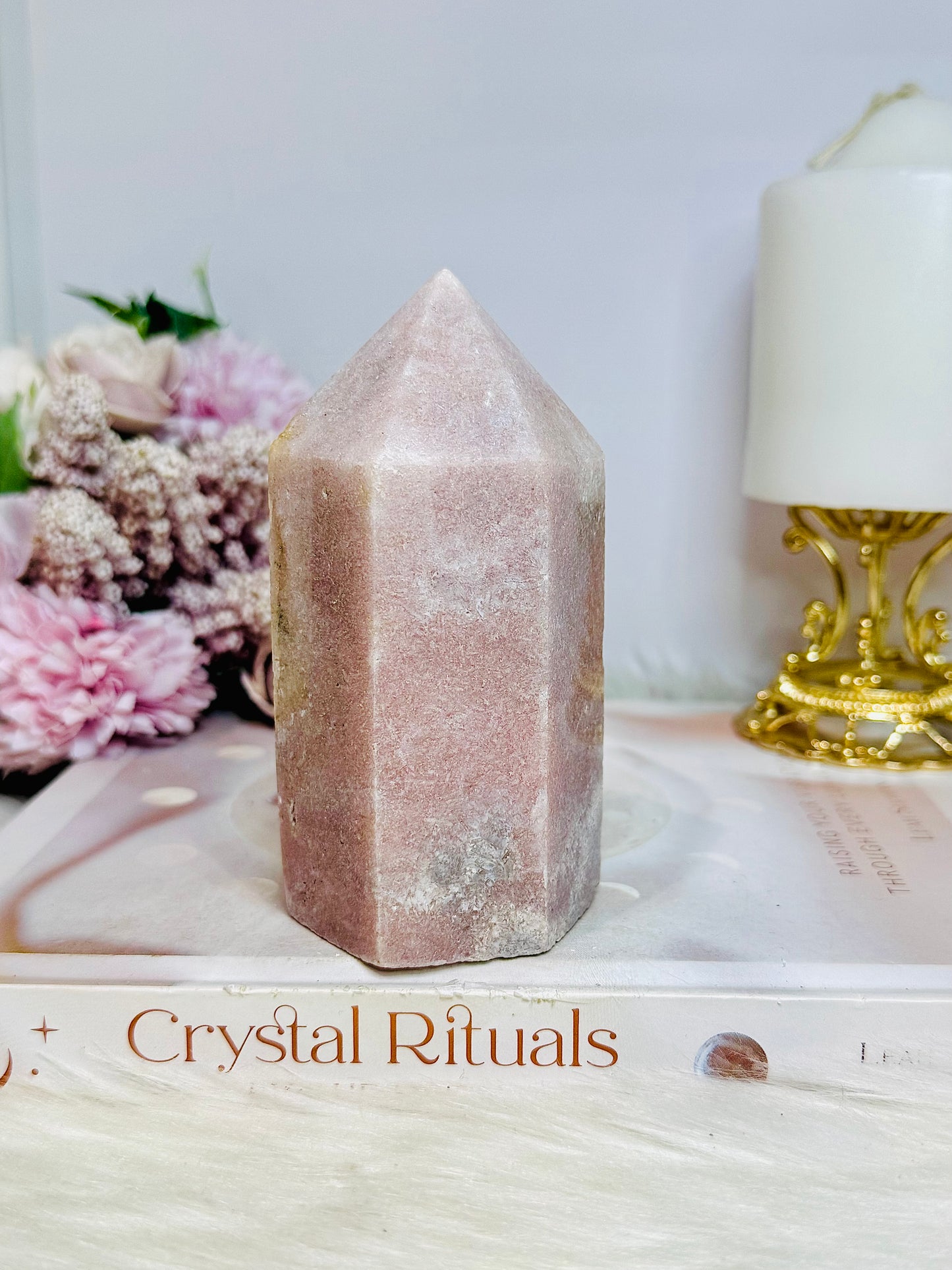 Chunky Pink Amethyst Tower 11cm 512g