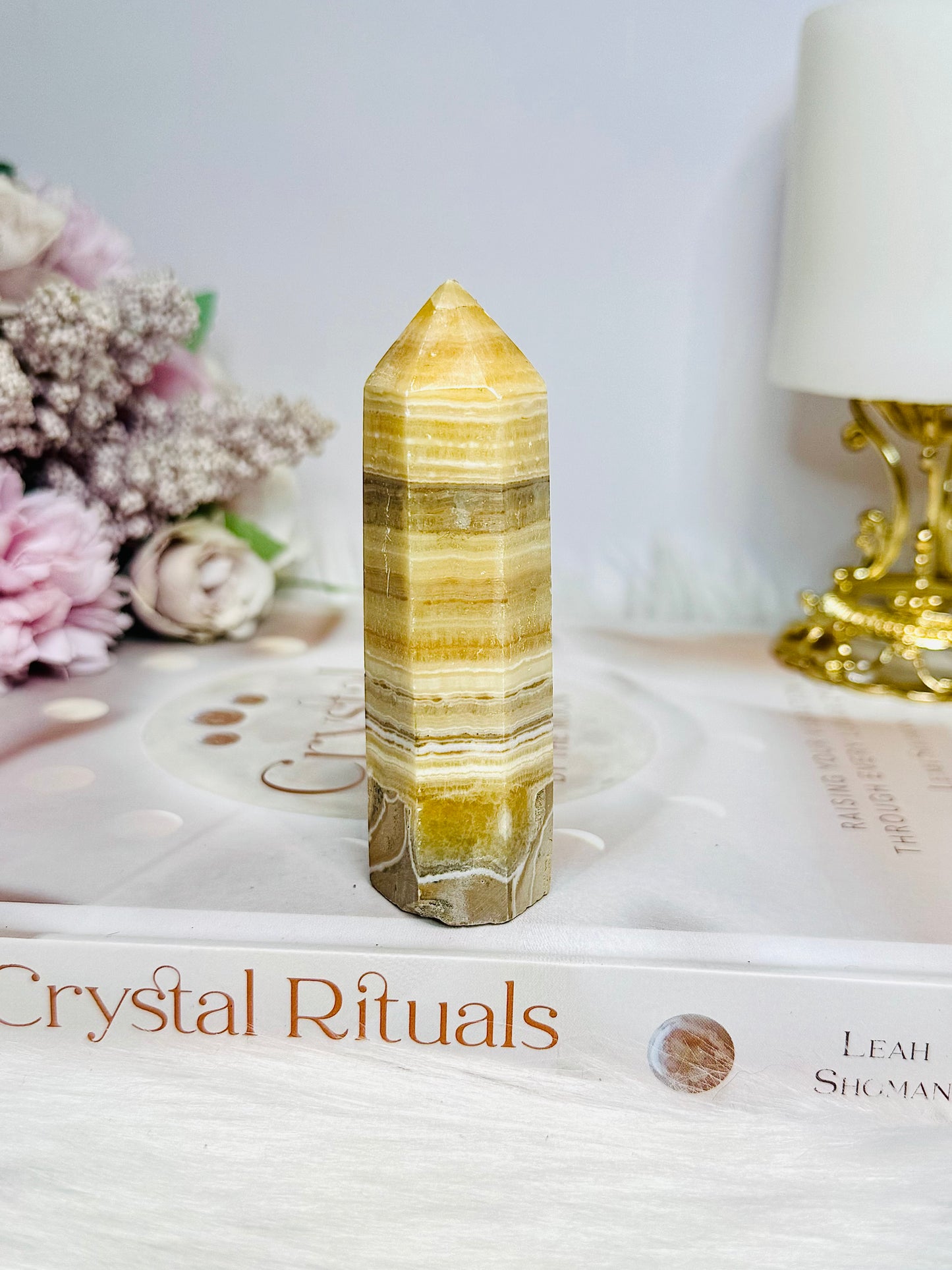 Striped Calcite Tower 8.5cm