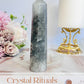 Chunky Tall 12cm Cloud | Grey Quartz Tower