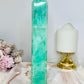 Huge High Grade Green Watermelon Fluorite Tower 24cm 885g