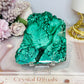 Large Natural AAA Malachite Slab on Stand 9.5cm 222g