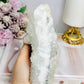 Rare White Apophyllite Crystal Stalactite Formation Specimen 14cm 420g